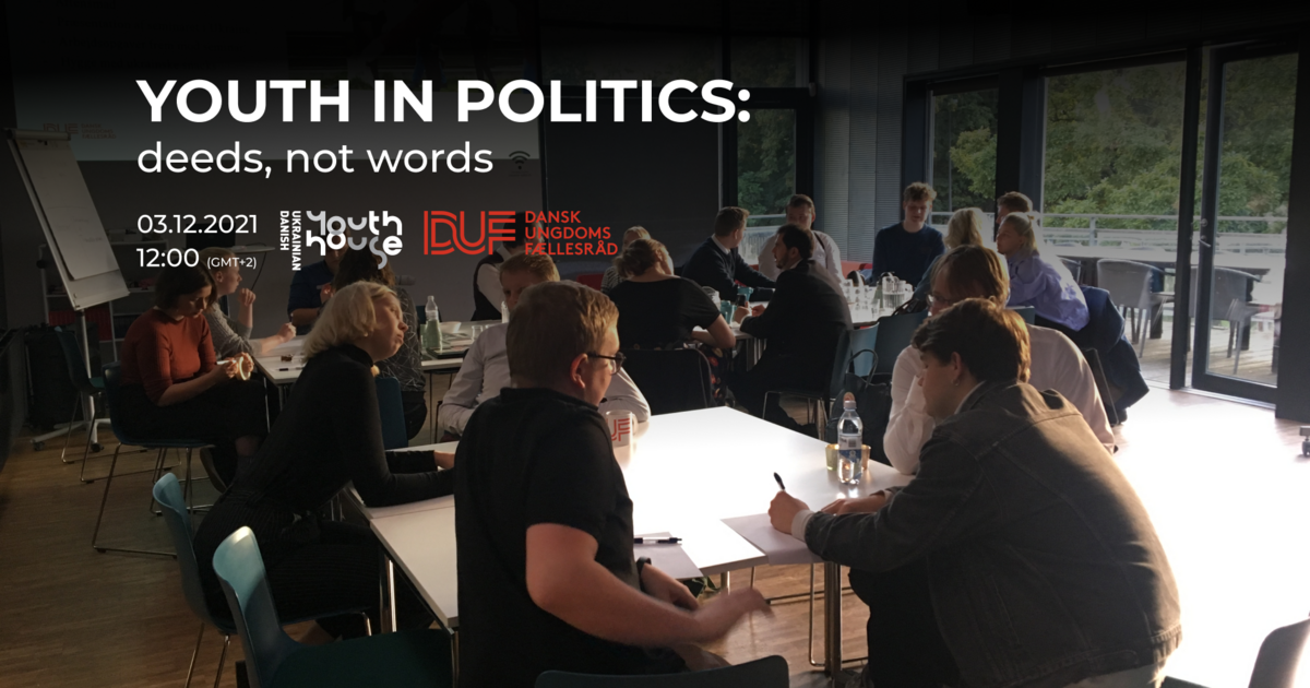 Youth in politics: deeds, not words